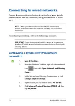 Preview for 76 page of Asus T300L series E-Manual