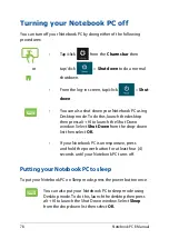 Preview for 78 page of Asus T300L series E-Manual