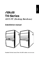 Предварительный просмотр 1 страницы Asus T4 Series Installation Manual