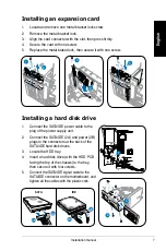 Предварительный просмотр 7 страницы Asus T4 Series Installation Manual