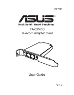 Asus TA-CP400 TALKY-GURU User Manual предпросмотр