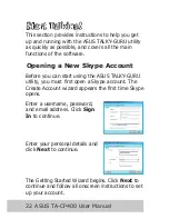 Предварительный просмотр 24 страницы Asus TA-CP400 TALKY-GURU User Manual