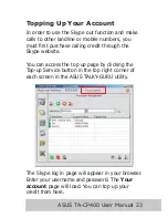 Предварительный просмотр 25 страницы Asus TA-CP400 TALKY-GURU User Manual