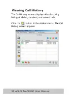 Предварительный просмотр 40 страницы Asus TA-CP400 TALKY-GURU User Manual
