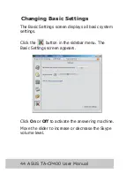 Предварительный просмотр 46 страницы Asus TA-CP400 TALKY-GURU User Manual