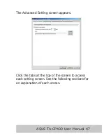 Предварительный просмотр 49 страницы Asus TA-CP400 TALKY-GURU User Manual