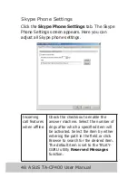Предварительный просмотр 50 страницы Asus TA-CP400 TALKY-GURU User Manual