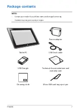 Предварительный просмотр 7 страницы Asus TF600TG User Manual