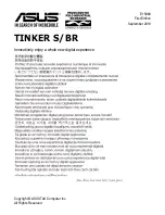 Asus TINKER BR Manual preview