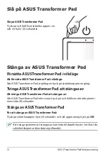 Preview for 12 page of Asus Transformer Pad TF300T (Swedish) Bruksanvisning