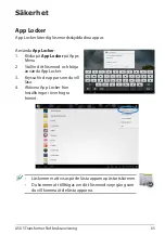 Preview for 65 page of Asus Transformer Pad TF300T (Swedish) Bruksanvisning