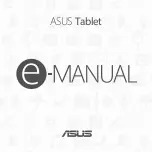 Предварительный просмотр 1 страницы Asus transformer pad tf303cl E-Manual