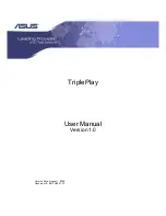 Preview for 1 page of Asus TriplePlay User Manual