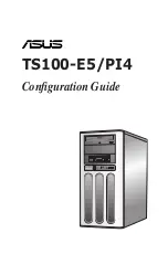 Asus TS100-E5/PI4 Configuration Manual preview