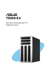 Asus TS300-E4 User Manual preview