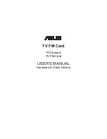 Preview for 1 page of Asus TV FM 7135 User Manual