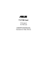 Предварительный просмотр 1 страницы Asus TV FM 7135 User Manual