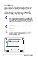 Preview for 62 page of Asus U35F User Manual