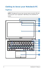 Preview for 12 page of Asus U38D User Manual