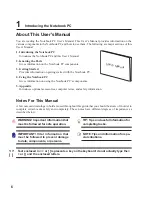 Preview for 6 page of Asus U5F Hardware User Manual