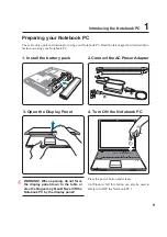 Preview for 9 page of Asus U5F Hardware User Manual