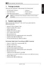 Preview for 3 page of Asus US2-400 Quick Start Manual