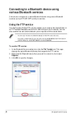 Предварительный просмотр 33 страницы Asus USB-BT211 Mini Bluetooth Dongle User Manual