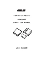 Предварительный просмотр 1 страницы Asus USB-N10 User Manual