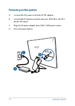 Предварительный просмотр 22 страницы Asus V241 Series Operating Instructions Manual