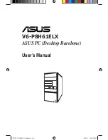 Preview for 1 page of Asus V6-P8H61ELX User Manual