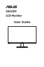 Asus VA229H User Manual preview