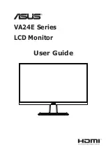 Asus VA24E Series User Manual preview