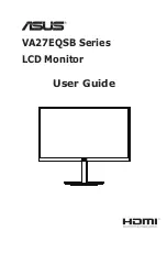 Предварительный просмотр 1 страницы Asus VA27EQSB Series User Manual