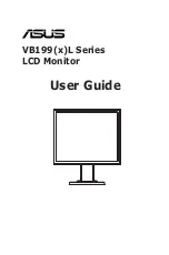 Предварительный просмотр 1 страницы Asus VB199 L Series User Manual