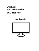 Asus VE228DE User Manual preview