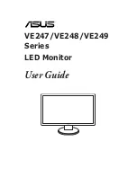 Asus VE247 Series User Manual предпросмотр