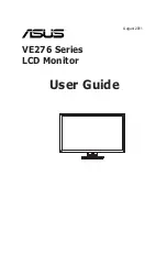 Asus VE276 Series User Manual preview