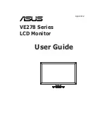 Preview for 1 page of Asus VE278 Series User Manual