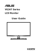 Предварительный просмотр 1 страницы Asus VG247 Series User Manual