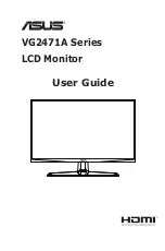 Preview for 1 page of Asus VG2471A Series User Manual