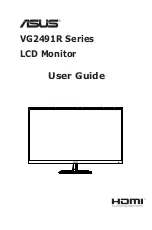 Asus VG2491R Series User Manual preview