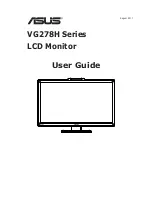 Asus VG278H Series User Manual preview