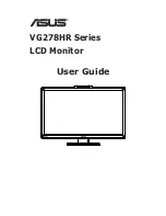 Preview for 1 page of Asus VG278HR Series User Manual