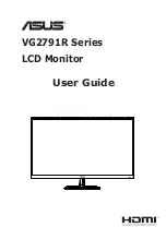 Asus VG2791R Series User Manual preview