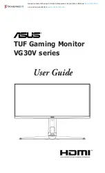 Предварительный просмотр 1 страницы Asus VG30V Series User Manual