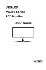 Asus VG34 Series User Manual preview