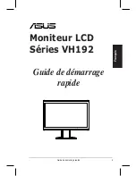 Preview for 8 page of Asus VH192 Series Quick Start Manual