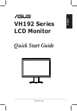 Preview for 3 page of Asus VH192S Series Quick Start Manual