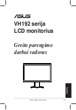 Preview for 148 page of Asus VH192S Series Quick Start Manual