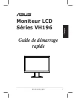 Preview for 8 page of Asus VH196 Series Quick Start Manual